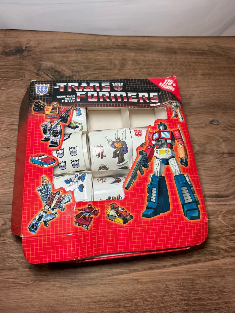 2004 Hasbro Transformers G1 Sticker Roll Box Set Incomplete